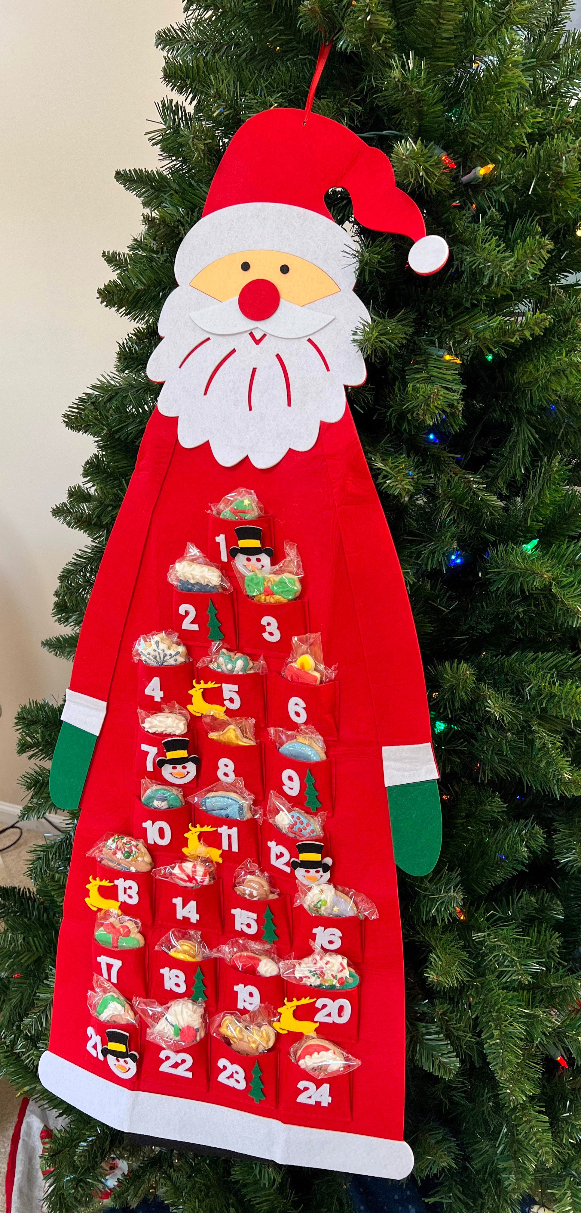 Sugar Cookie Advent Calendar Joyful Llama Cookie Company